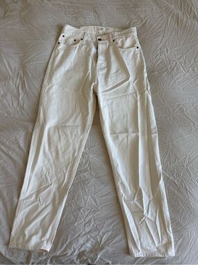 Men's Straight Jeans in White
